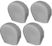 Explore Land Tire Covers 4 Pack - Tough Tire Wheel Protector For Truck, SUV, Trailer, Camper, RV - Universal Fits Tire Diameters 26-28.75 inches, Charcoal
