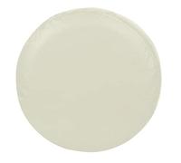 Explore Land Tough Spare Tire Cover Universal Fit Trailer, RV, SUV, Truck (Fits Tire Diameters 28''-29.75'', Off-White)