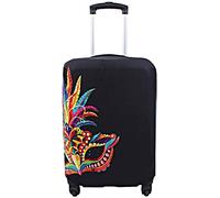 Explore Land Travel Luggage Cover Suitcase Protector Fits 18-32 Inch Luggage, Carnival, S (18-22 inch Luggage)