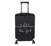 Explore Land Travel Luggage Cover Suitcase Protector Fits 18-32 Inch Luggage, New York, M