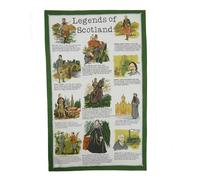 Explore Legends of Scotland : 100% Cotton Tea Towel - Authentic Scottish Design