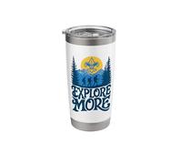 Explore More! Hiking Scouts BSA Cub Scouting Outdoor Stainless Steel Insulated Tumbler