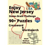 Explore New Jersey: Legends, Nature & Nostalgia: 90+ Word Puzzles (Explore America: State Brain Challenge)