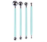Explore New Techniques in Crafting with This 4 Piece Sculpting Tool Set (light blue)
