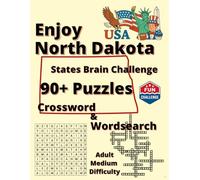 Explore North Dakota: Legends, Nature & Nostalgia: 90+ Word Puzzle (Explore America: State Brain Challenge)