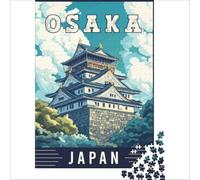 Explore Osaka in Japan adult jigsaw1000 pieces | relaxing break from studying for students a fun way to unwind and take some time away from your books50x75cm