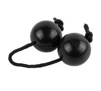 Explore Rhythms with 2 PCS African Shakers Unique Fingertip Percussion Experience (Black and White)