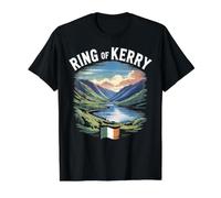 Explore Ring of Kerry Travel City Ireland Éire Value Graphic T-Shirt, Men, Black, S