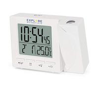 EXPLORE SCIENTIFIC Projection Radio-controlled Alarm clock Language Code 2 white
