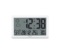 Explore Scientific RDC8001 Jumbo Black Radio-Controlled Wall Clock