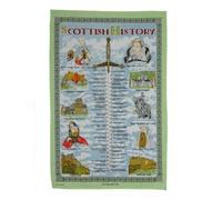 Explore Scottish History : 100% Cotton Tea Towel - Authentic Scottish Design