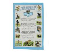 Explore Story Of Scotland - 100% Cotton Tea Towel - Authentic Scottish Design
