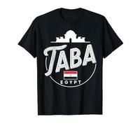 Explore Taba Egypt City Travel Souvenir Value Graphic T-Shirt, Men, Black, M