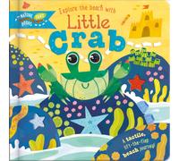 Explore the Beach with Little Crab : A tactile, lift-the-flap beach journey!
