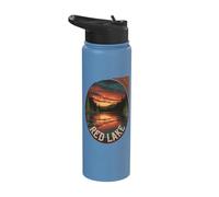 Explore The Beauty of Red Lake Through Stunning Visuals and Stainless Steel Insulated Water Bottle