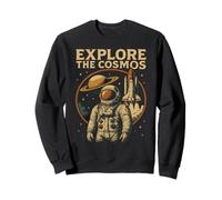 Explore The Cosmos Astronaut Shuttle Saturn Sweatshirt