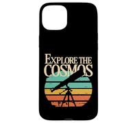 Explore the Cosmos Telescope Retro Astronomy Case for iPhone 15 Plus