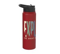 Explore The Great Adventure Stainless Steel Insulated Water Bottle