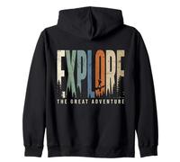 Explore The Great Adventure Zip Hoodie