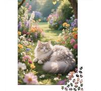 Explore The Intricate Beauty of Persan - Engaging 1000 Piece Wooden Puzzle for Adults - Perfect for Family Bonding Time