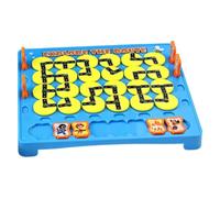 Explore The Route Rotating Maze Board Game - DIY Path Building Educational Puzzle Toy For Kids, 1-2 Player Tabletop Labyrinth With Removable Tiles, Boosts Problem-Solving & Spatial Skills