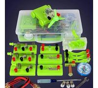 Explore The Simple Traffic Light Experiment of Electromagnets to Understand The Complete Series Circuit and Parallel Circuit Electrical Experiment Box Laboratory Physics