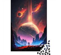 Explore The Universe 1000-Piece Puzzle for Adults, 38x26cm/1000pcs, White Pieces for Organised Sorting; An Unhurried Indoor Weekend Activity