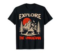 Explore The Unknown | Mountain Adventure | Graphic Art T-Shirt