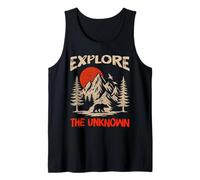 Explore The Unknown | Mountain Adventure | Graphic Art Tank Top
