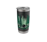 Explore The Wilderness On Two Wheels Stainless Steel Insulated Tumbler
