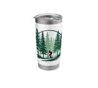 Explore The Wilderness On Two Wheels Stainless Steel Insulated Tumbler