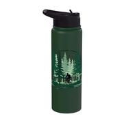 Explore The Wilderness On Two Wheels Stainless Steel Insulated Water Bottle