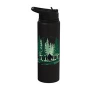 Explore The Wilderness On Two Wheels Stainless Steel Insulated Water Bottle