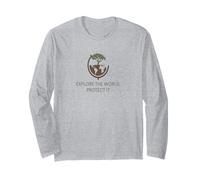 Explore The World Protect It Globe Long Sleeve T-Shirt