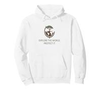 Explore the World Protect It Globe Pullover Hoodie