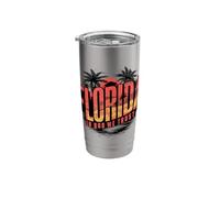 Explore Unique State Motto Florida Sunshine Art Stainless Steel Insulated Tumbler