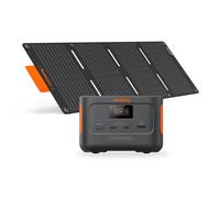 Jackery Solar Generator 100 Plus 40W Mini, 99Wh Portable power station with 40W Book-sized Solar Panel, LiFePO4 Battery 128W Output for Outdoors RV Camping Emergencies