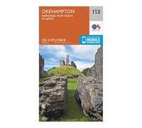 Explorer 113 Okehampton Map With Digital Version - Orange, Orange One Size