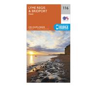 Explorer 116 Lyme Regis & Bridport Map With Digital Version, Orange One Size