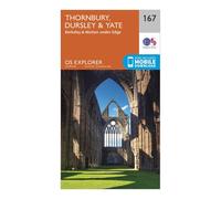 Explorer 167 Thornbury, Dursley & Yate Map With Digital Version, Orange One Size