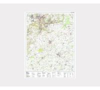 Explorer 168 ~ Stroud, Tetbury & Malmesbury ~ Ordnance Survey Laminated Wall Map (approx 95 x 125 cm)