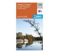 Explorer 174 Epping Forest & Lee Valley Map With Digital Version - Orange, Orange One Size