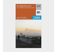 Explorer 227 Peterborough Map With Digital Version, Orange One Size