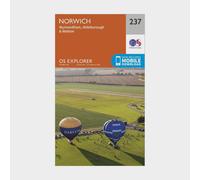 Explorer 237 Norwich Map With Digital Version, Orange One Size