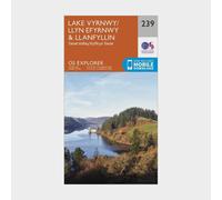 Lake Vyrnwy / Llyn Efyrnwy & Llanfyllin Map | Tanat Valley / Dyffryn Tanat | Ordnance Survey | OS Explorer Map 239 | Wales | Walks | Hiking | Maps | Adventure