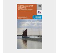 Norfolk Coast Central: (OS Explorer Map 251 September 2015 ed)