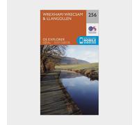 Explorer 256 Wrexham & Llangollen Map With Digital Version, Orange One Size