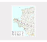 Explorer 262 ~ Anglesey West / Gorllewin Ynys Mon ~ Ordnance Survey Laminated Wall Map (approx 95 x 125 cm)