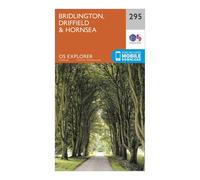 Explorer 295 Bridlington, Driffield & Hornsea Map With Digital Version - Orange, Orange One Size