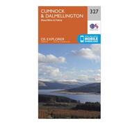 Explorer 327 Cumnock & Dalmellington Map With Digital Version, Orange One Size